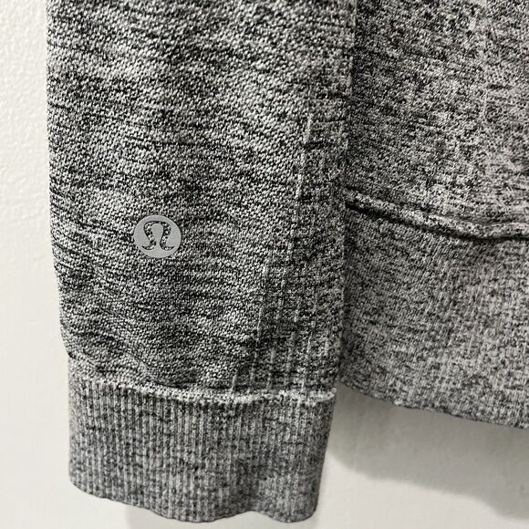 LULULEMON Engineered Warmth 1/2 Zip Pullover Men’s Medium Gray Wool Blend - Picture 4 of 6